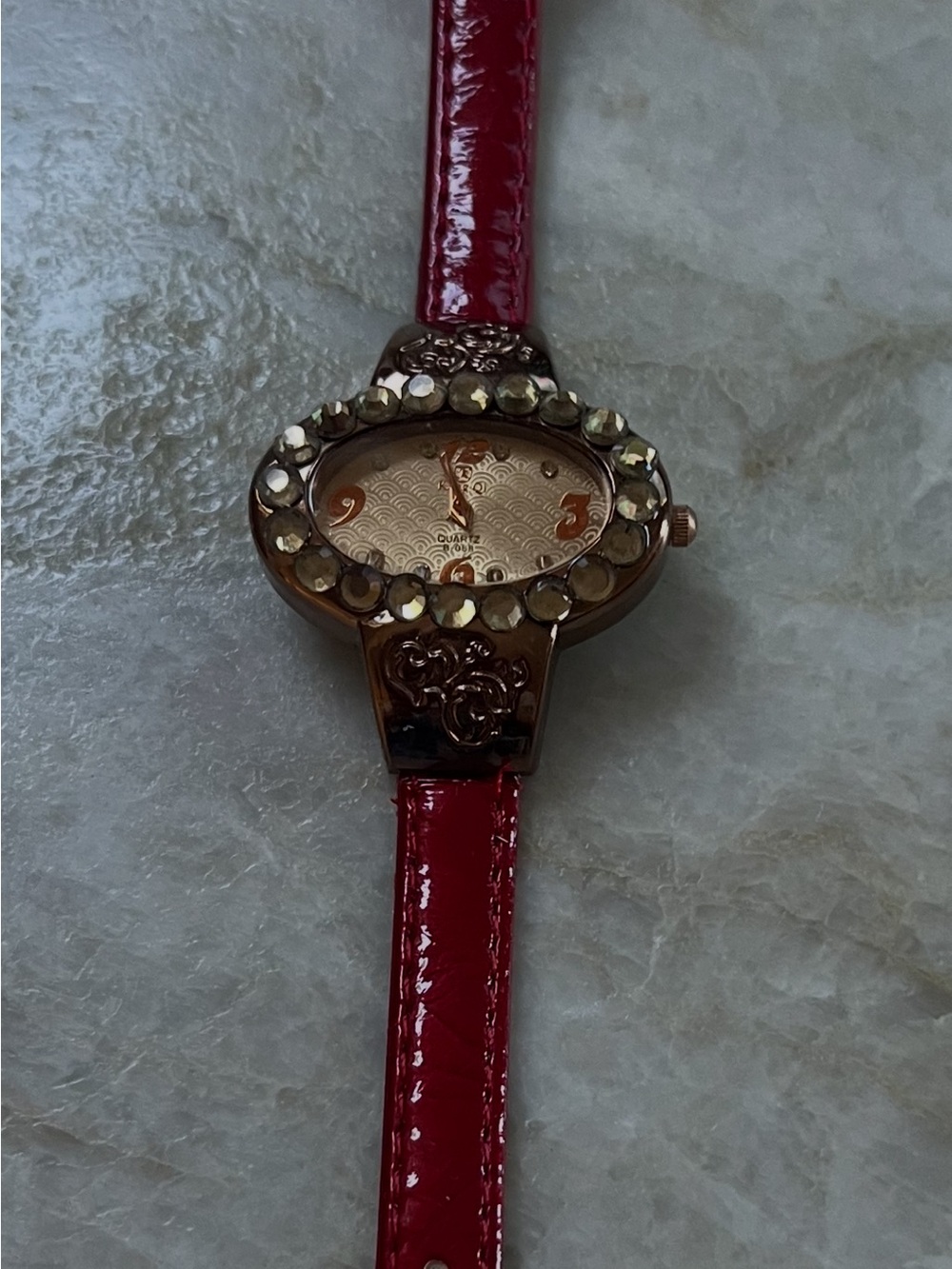 Women's Red Accent Fashion Watch